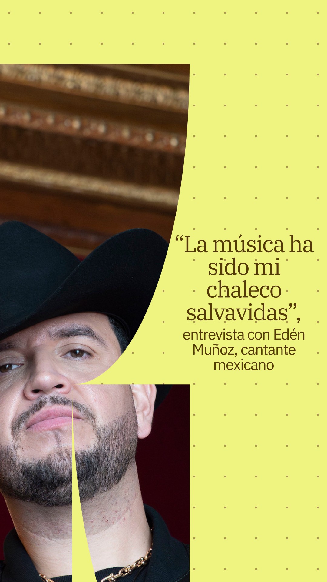 🎤 ¿Qué sostiene una carrera que atraviesa cambios, éxitos y reinvenciones?

Conversamos con @edenmunoz sobre su trayectoria, su salida de 'Calibre 50' y el proceso de construir una voz propia. Una conversación sobre música, creación y la forma de canalizar emociones a través de las canciones.

📺 Puedes ver la entrevista completa en nuestro canal de YouTube, enlace en la biografía.
